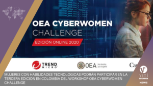 Lee más sobre el artículo Mujeres con habilidades tecnológicas podrán participar en la tercera edición en Colombia del Workshop OEA Cyberwomen Challenge