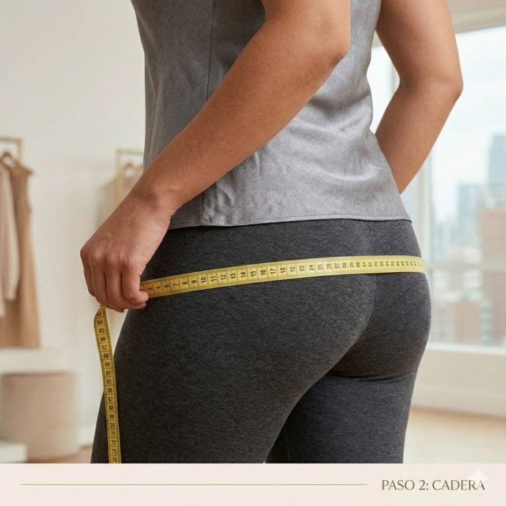 Elegir talla de faja correcta medir caderas