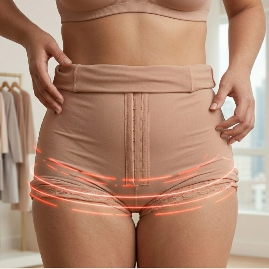 faja se enrolla hacia arriba en las piernas