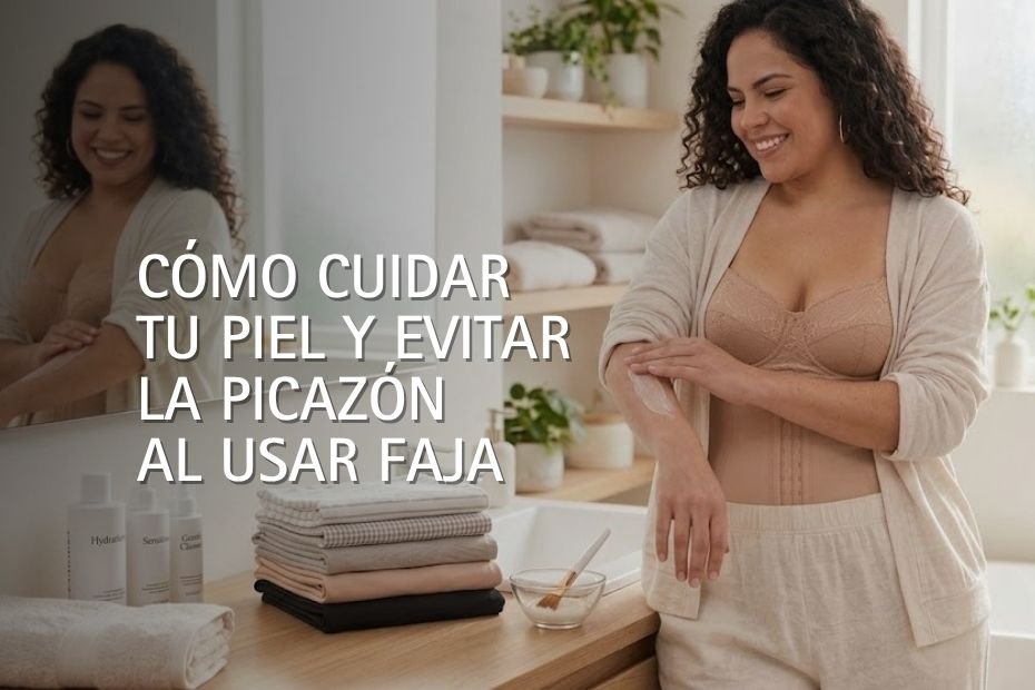 Cómo cuidar tu piel y evitar la picazón al usar faja
