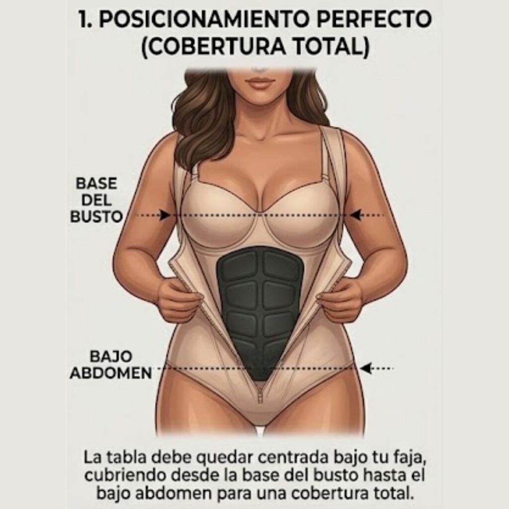 Cómo evitar dobleces en la cintura y proteger el diseño de la faja con accesorios VITÍ CONTROL.