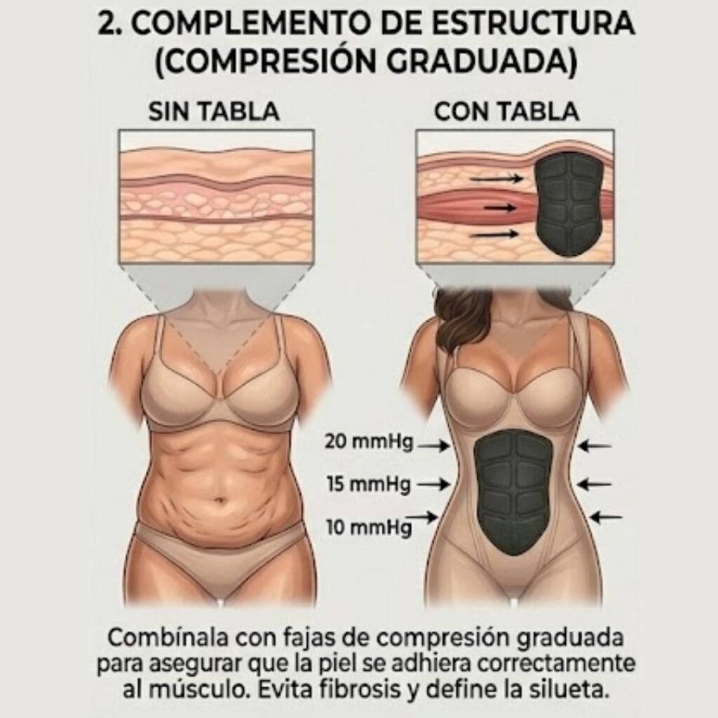 Guía técnica para evitar dobleces en la cintura y proteger el diseño de la faja de la línea de estructura mediante el uso de accesorios femeninos VITÍ™ CONTROL.