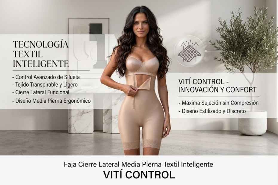 Faja media pierna en Textil Inteligente VITÍ CONTROL